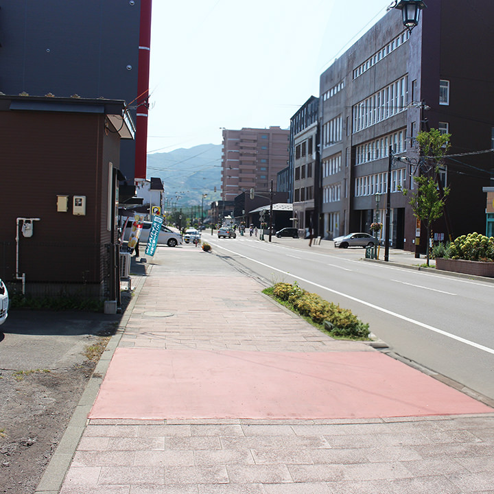 函館駅から倉庫街まで